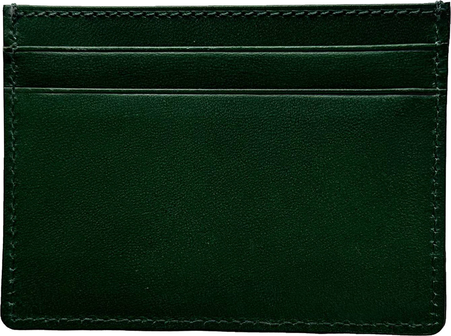 Premium Italian cow leather Cardholder - Forest Green