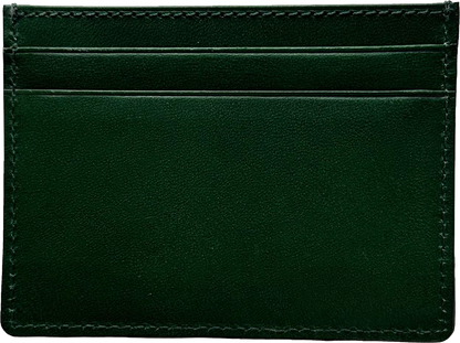 Premium Italian cow leather Cardholder - Forest Green